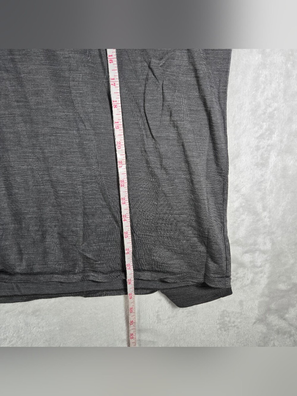 Icebreaker Cool Lite Long Sleeve Crewneck Shirt Men Large Gray Merino Wool Blend - Picture 8 of 11